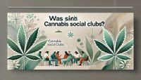 Grafik mit Text: Was sind Cannabis Social Clubs?